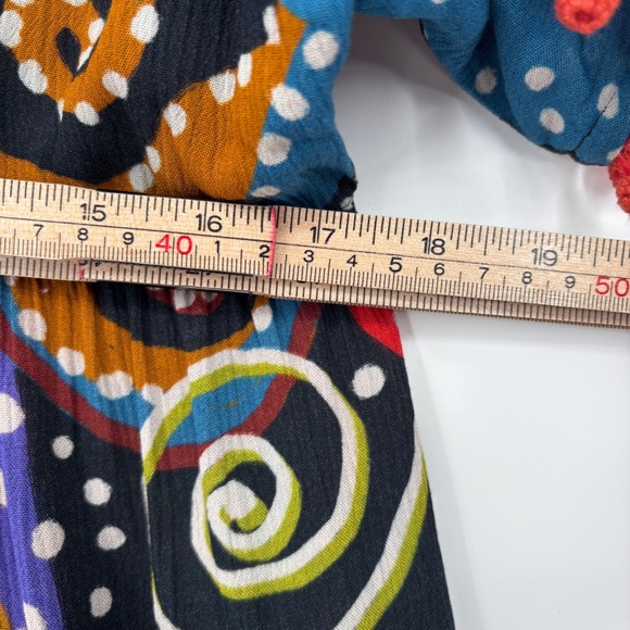 NWT Farm Rio Anthropologie Under The Sea Cover-Up Dress Sz XS Navy Ocean Print - Picture 10 of 12